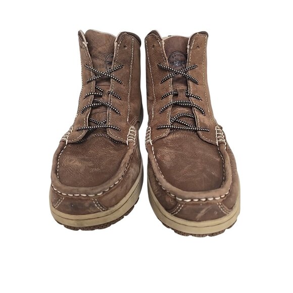 Rocky Men's Dry Strike 5" Soft Toe Slip Resistant RKS0632 Work Boot Brown 11M - Picture 6 of 8